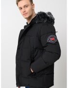 Geographical Norway Подплатено зимно яке Delote - Черен