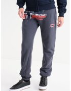 Geographical Norway Спортен панталон Mapote с лого - Tъмносив