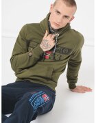 Geographical Norway Спортен панталон Moffroy с лого - Тъмносин