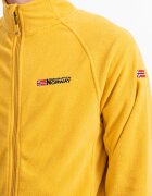 Geographical Norway Суитшърт Tugс цип и лого Шафраново жълто