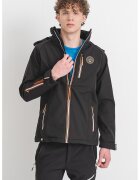 Geographical Norway Яке Tabim с отделяща се качулка - Черен
