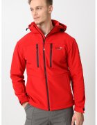 Geographical Norway Яке Timmex Softshell с цип - Червен