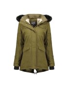 Geographical Norway Яке за момичета Celeste - памук - каки