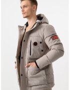 Geographical Norway Зимно яке Albert с вата и качулка - Бежов
