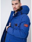 Geographical Norway Зимно яке Albert с вата и качулка - Тъмносин