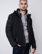 Geographical Norway Зимно яке Beachwood с лого Черен/Избеляло черно