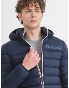Geographical Norway Зимно яке Bikash с качулка - Тъмносин