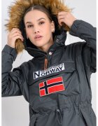 Geographical Norway Зимно яке Boomera с качулка - Tъмносив