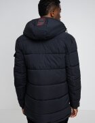 Geographical Norway Зимно яке Corlas с джобовве с капаче Избеляло черно