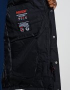 Geographical Norway Зимно яке Corlas с джобовве с капаче Избеляло черно