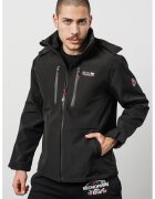 Geographical Norway Зимно яке Timmex с качулка - Черен