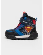Geox Боти с велкро и шарка на Superman - Червен/Тъмносин