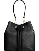 Geox Кожена чанта Andrenne тип Bucket