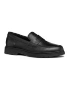 Geox Кожени мокасини Черен