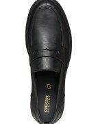 Geox Кожени мокасини Черен