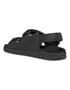 Geox Кожени сандали Normcore Черен