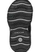 Geox Непромокаеми боти Baltic с велкро Черен/Бял/Розово