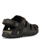 Geox Сандали Fisherman от еко кожа Черен