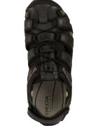 Geox Сандали Fisherman от еко кожа Черен
