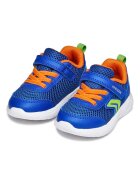 Geox Спортни обувки Sprintye с велкро и еко кожа Оранжев/Кралско Синьо/Лайм зелено