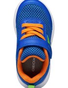 Geox Спортни обувки Sprintye с велкро и еко кожа Оранжев/Кралско Синьо/Лайм зелено
