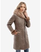 Gerali Tailoring Палто от естествен косъм модел Claudia