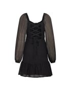 Gina Tricot Дамска рокля - Джина Трико - 302147304 - Рециклиран полиестер - 48 EU - Черна