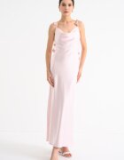 Gina Tricot Рокля с 3D флорални апликации Бледо розово