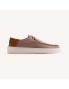 Gioseppo Велурени мокасини с връзки Wallabee -