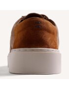 Gioseppo Велурени мокасини с връзки Wallabee Тъмнобежово