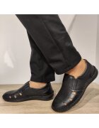 GORETTI Мъжки перфорирани обувки 9990-107 Black - черни