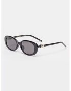Gucci Овални слънчеви очила с лого