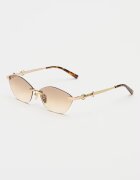 Gucci Слънчеви очила Cat-Eye Древно злато
