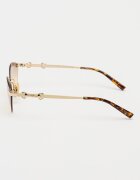 Gucci Слънчеви очила Cat-Eye Древно злато