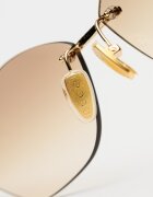 Gucci Слънчеви очила Cat-Eye Древно злато