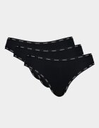 GUESS Бикини тип бразилиана - 3 чифта Черен