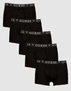 GUESS Боксерки с еластична талия - 5 чифта Черен