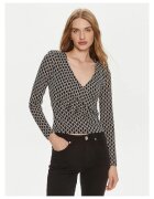 GUESS BY MARCIANO Дамска блуза - черна - с деколте