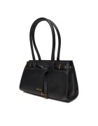 GUESS BY MARCIANO Дамска чанта Marciano Guess - естествена кожа - черна - модел JBLK 5BGZ22 7415A