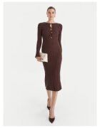 GUESS BY MARCIANO Дамска плетена рокля Marciano Guess 5BGK55 5891Z - кафява