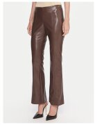 GUESS BY MARCIANO Дамски панталони - еко кожа - кафяви