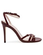 GUESS BY MARCIANO Дамски сандали - модел F57X - естествена кожа - виненочервено