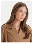 GUESS BY MARCIANO Дамски шлифери памук кафяв закопчаване с копчета