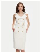 GUESS BY MARCIANO Коктейлна рокля Marciano Guess - бяла