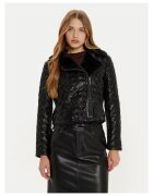 GUESS BY MARCIANO Яке от имитация на кожа Marciano Guess - черно