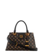 GUESS Чанта Alva HWPZ86 76060 BNL - Черен/Кафяв - 33 -5 x 19 x 12 см
