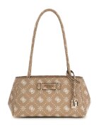 GUESS Чанта Carrie от еко кожа с лого - Бежов