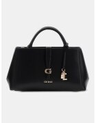 GUESS Чанта Carrie от еко кожа с отделяща се презрамка - Черен