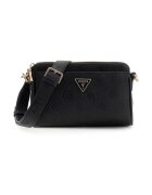 GUESS Чанта Cresidia II от еко кожа с монограм - Черен
