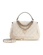 GUESS Чанта Giully с верижки - Крем
